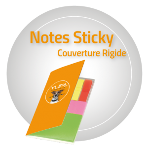Notes STICKY Repositionnables avec Couverture Rigide Notes STICKY Repositionnables avec Couverture Rigide